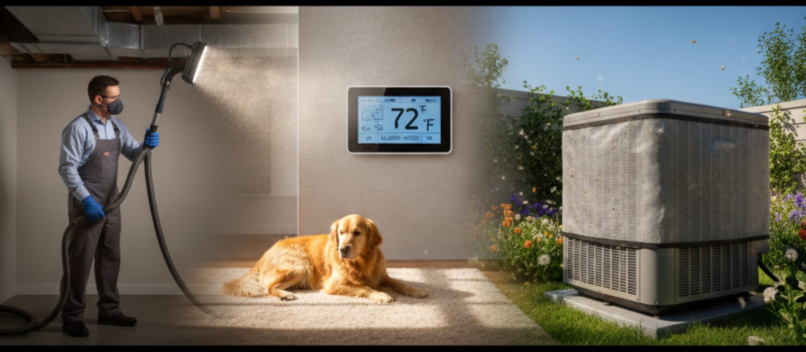 Can Air Duct Cleaning Help With Allergies and Pet Dander?