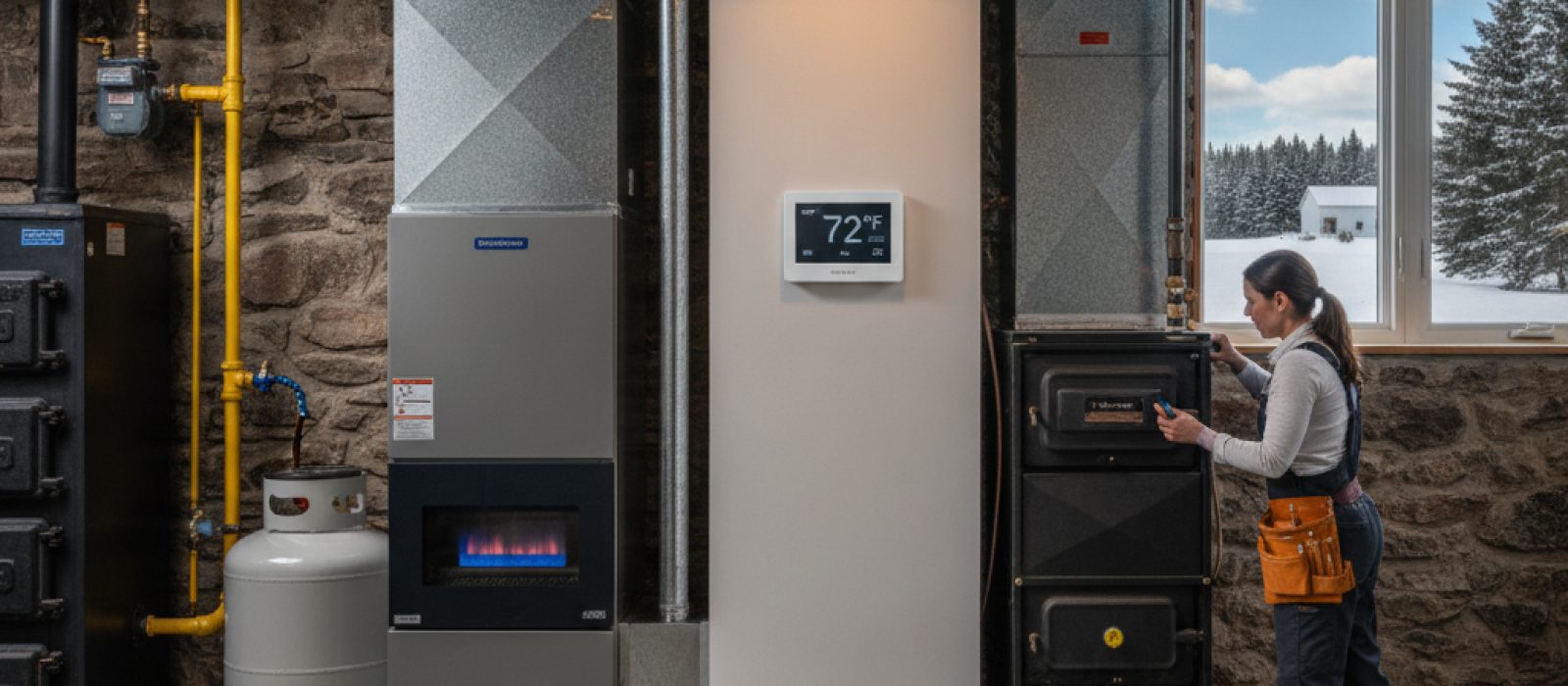 Propane vs. Natural Gas Furnaces: Rural Home Heating Options