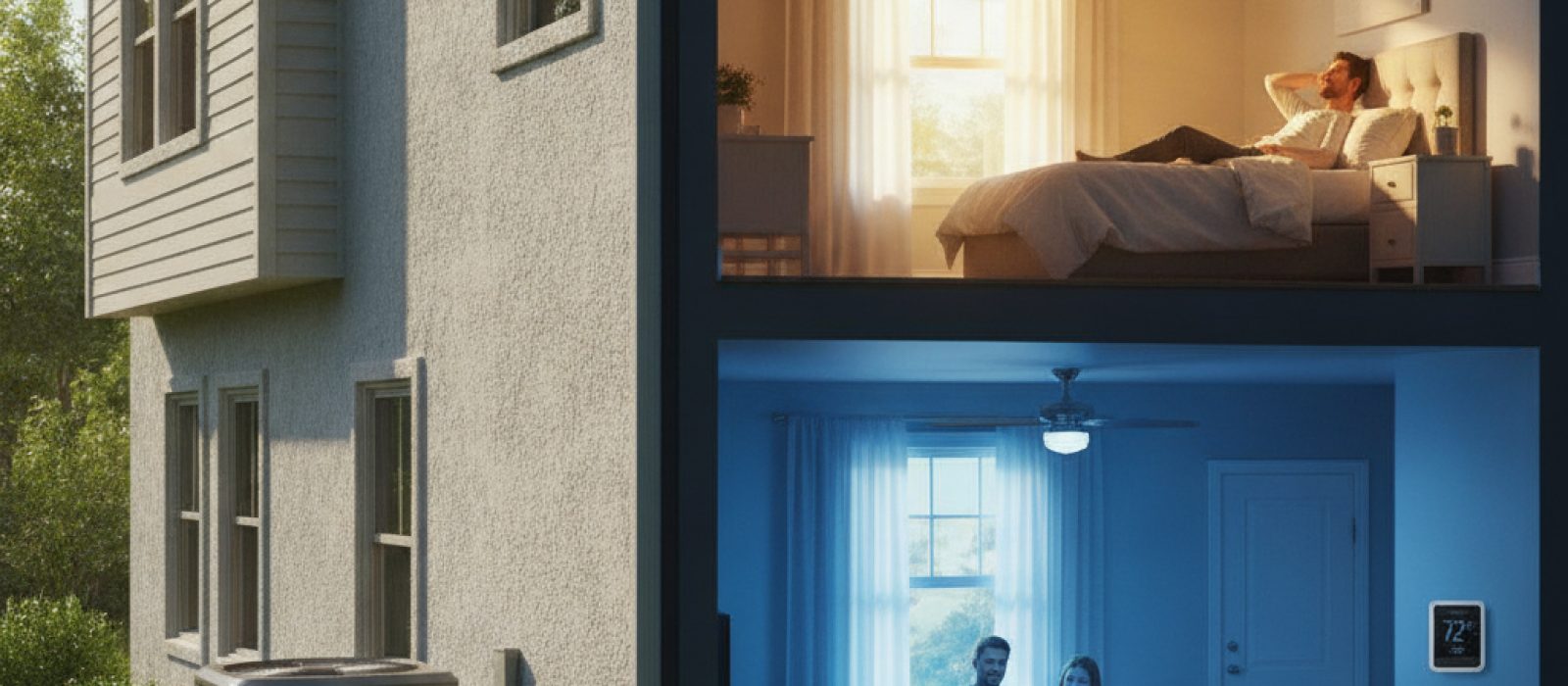 Two-Story Home, Two Temperatures: Fixing Upstairs Heat in Summer