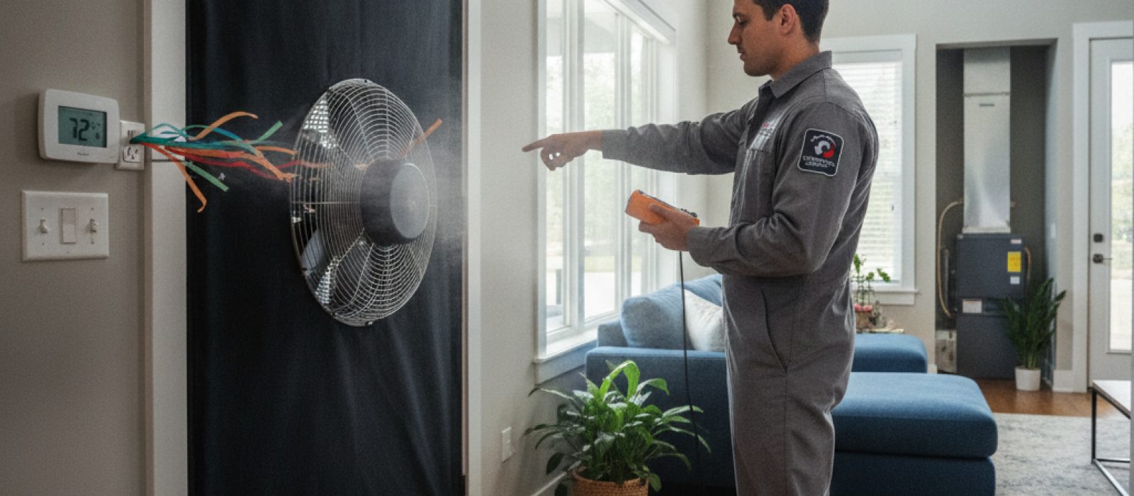 Blower Door Tests: Finding Leaks That Strain Your HVAC