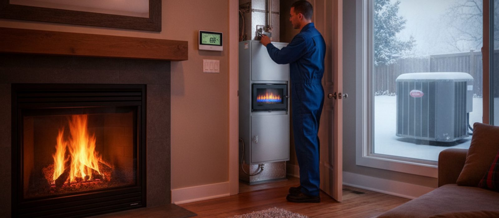 Fireplace vs. Furnace: The Real Cost of "Free" Heat