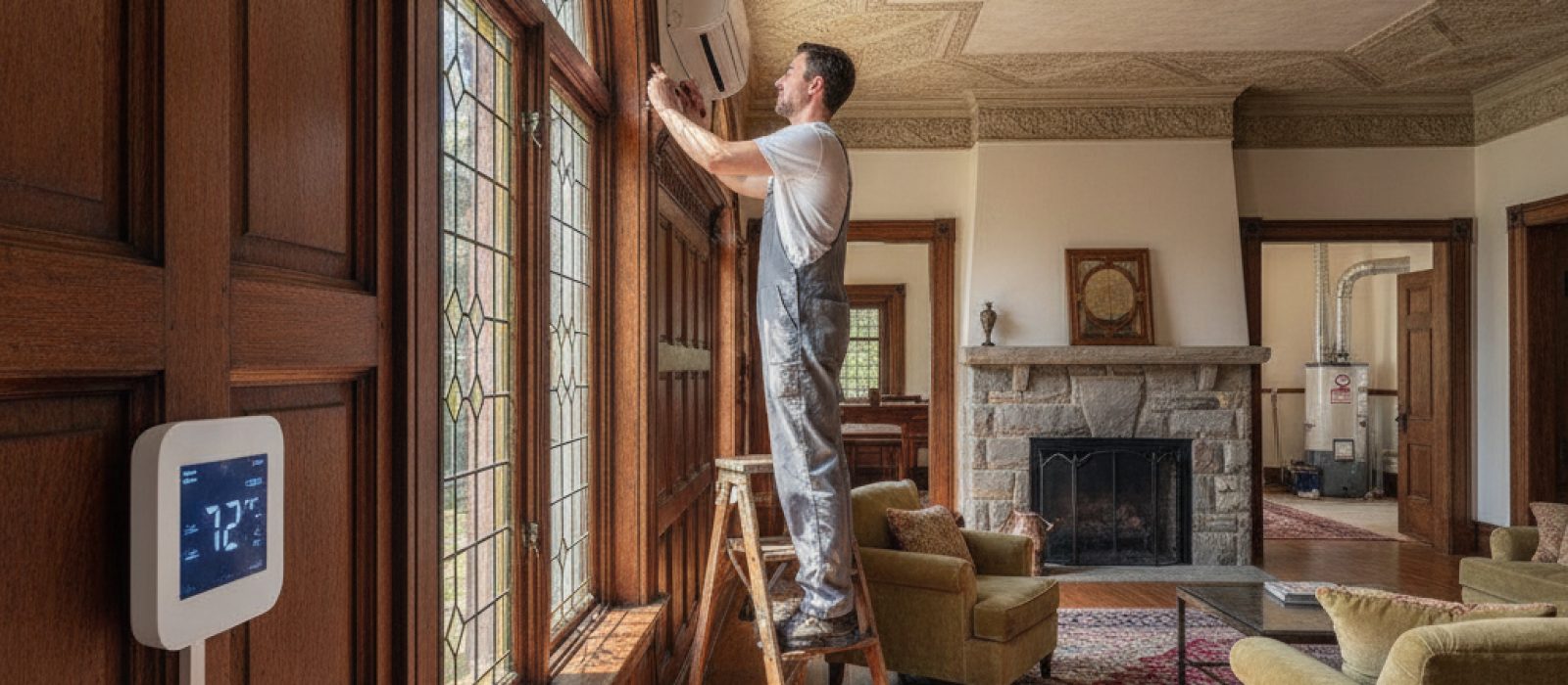 Historic Homes and Modern AC: Cooling Without Ruining Character