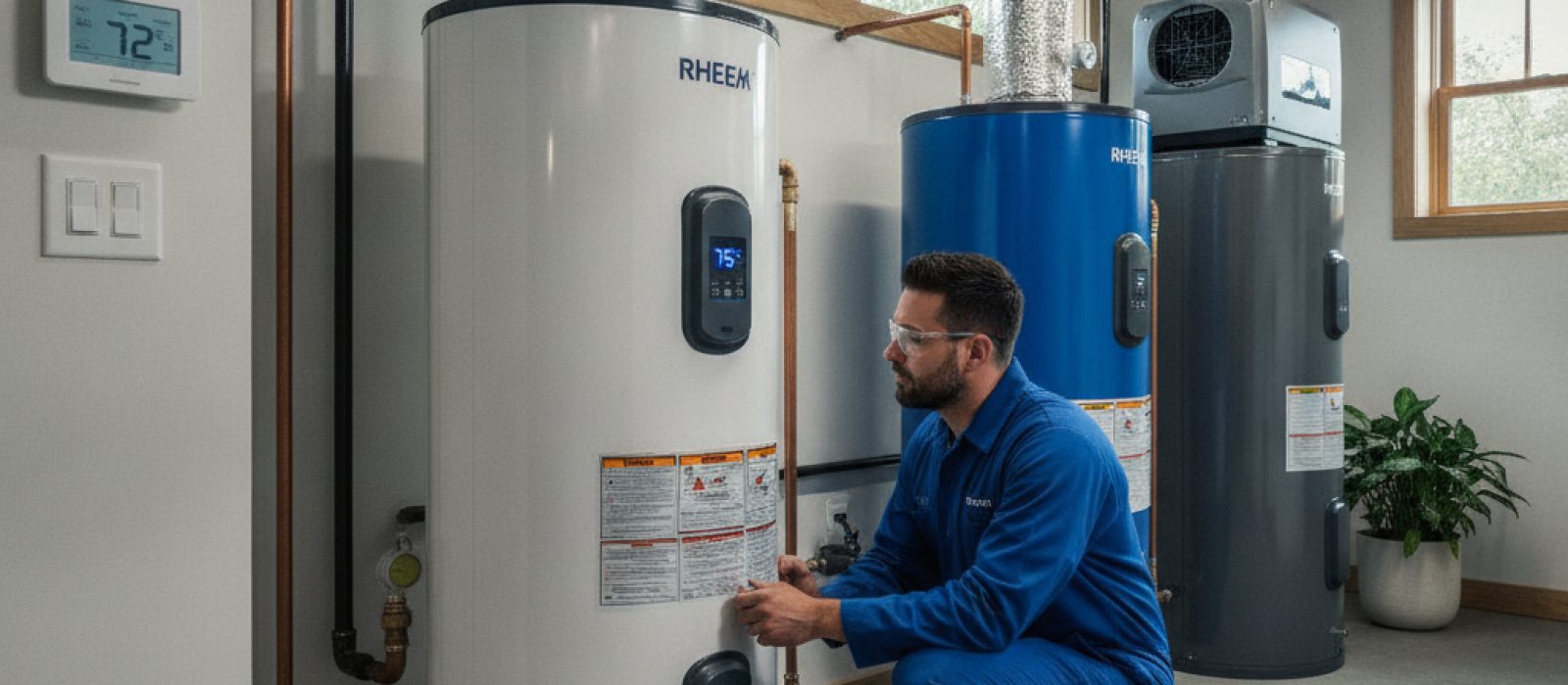 Rheem Hybrid and Heat Pump Water Heaters: ProTerra, Marathon, and Gladiator Compared