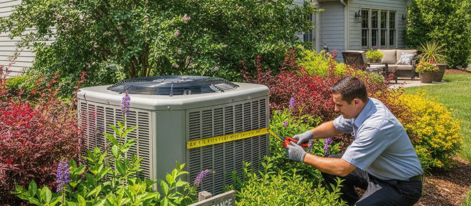How Landscaping Affects Your AC Unit: The Clearance Guide