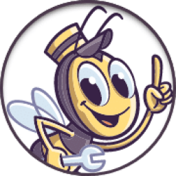 Bee Right There Heating & Air logo