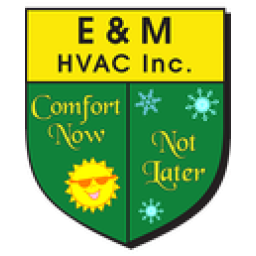E & M HVAC logo