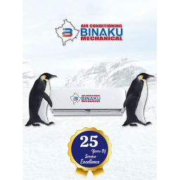 Binaku mechanical logo