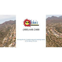 John's Heating, Cooling, and Plumbing logo