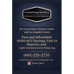 Certified Energy Services 1 Hers Testing logo