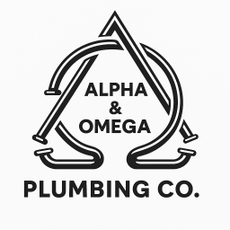 Alpha and Omega Plumbing Company logo