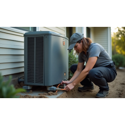EchoFlow Heating and Cooling logo