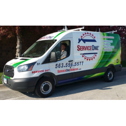 ServiceOne Heating, Cooling, Plumbing, and Electrical logo