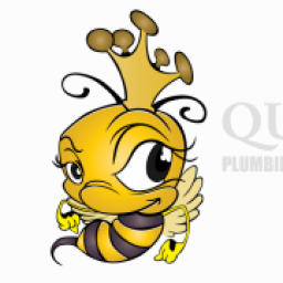 Queen B Plumbing Heating Cooling logo