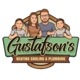 Gustafson's Heating, Cooling & Plumbing logo