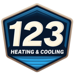 123 Heating & Cooling Corp logo