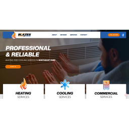 Blazes Heating and Cooling, Inc. logo