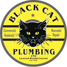 Black Cat Plumbing logo