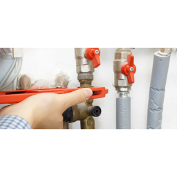 Black Plumbing Heating & Air logo