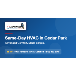 Advanced Air Conditioning + Heating logo