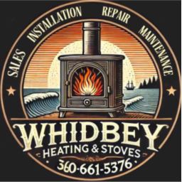 Whidbey Heating & Stoves Greenbank logo