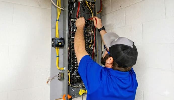 Handyside Plumbing, HVAC & Electrical work sample