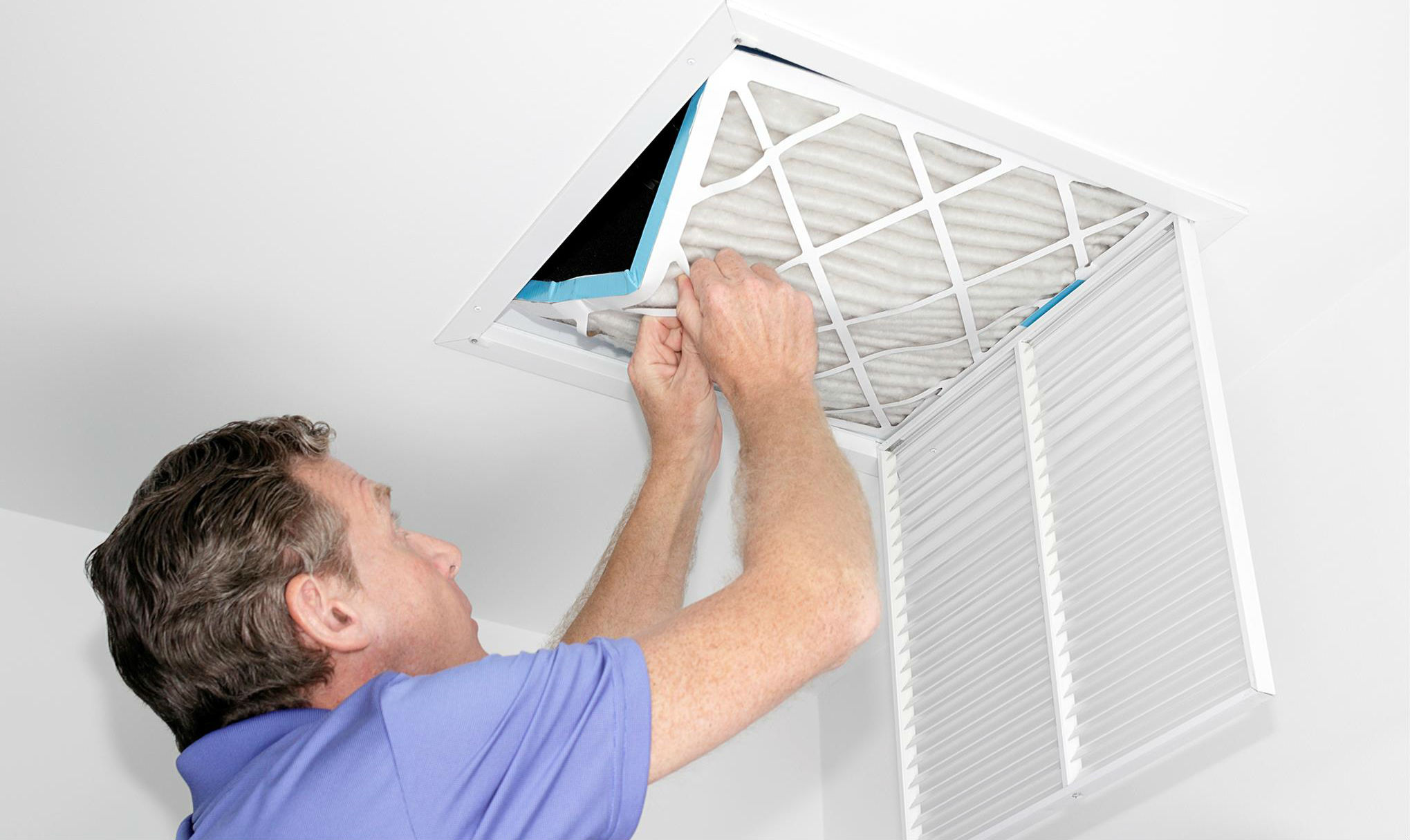 Flat Rate Air Duct Cleaning work sample