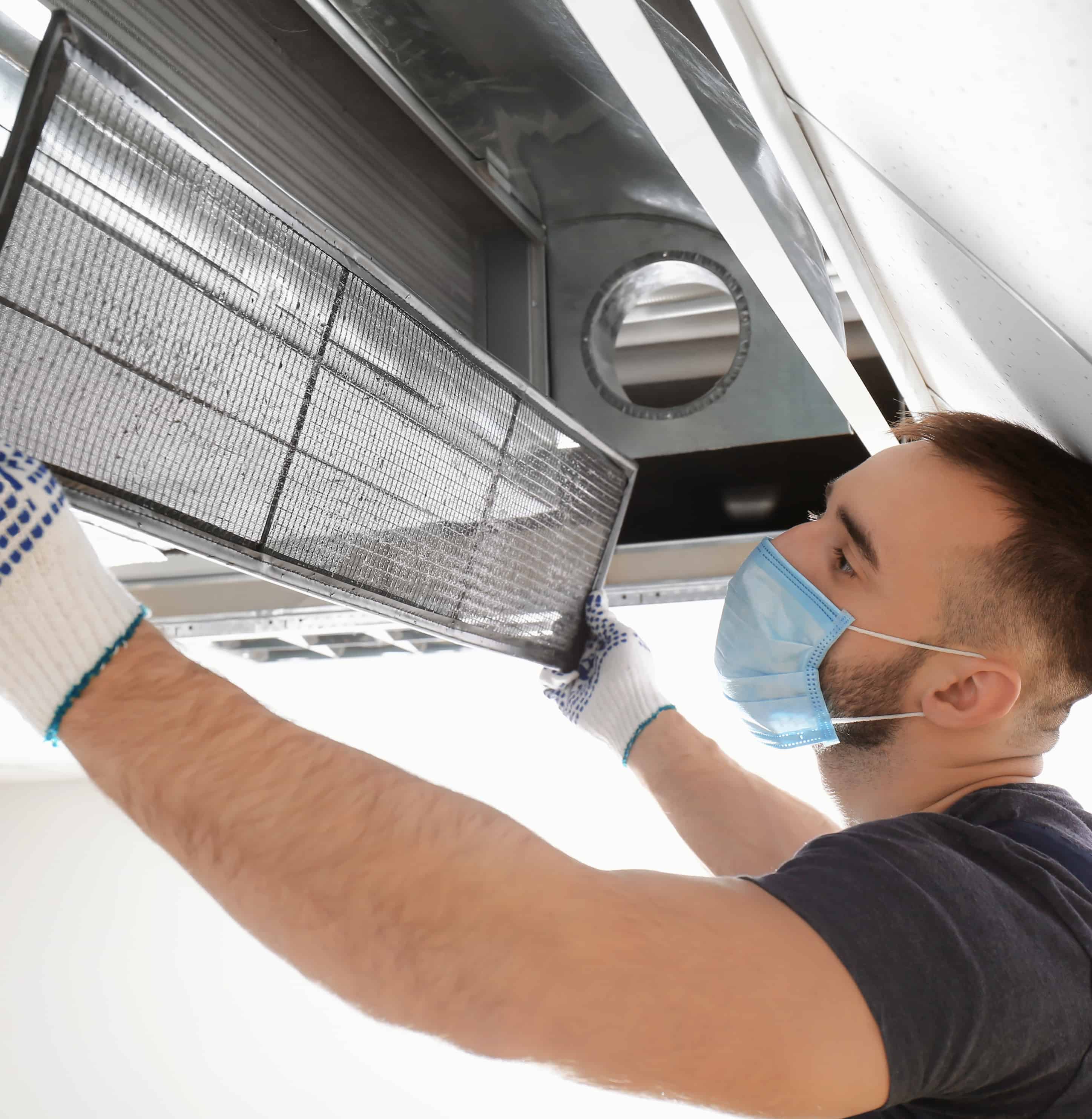 Flat Rate Air Duct Cleaning work sample