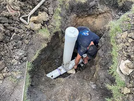 Suburban Plumbing Sewer Line and Drain Cleaning Experts work sample