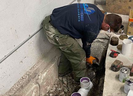 Suburban Plumbing Sewer Line and Drain Cleaning Experts work sample